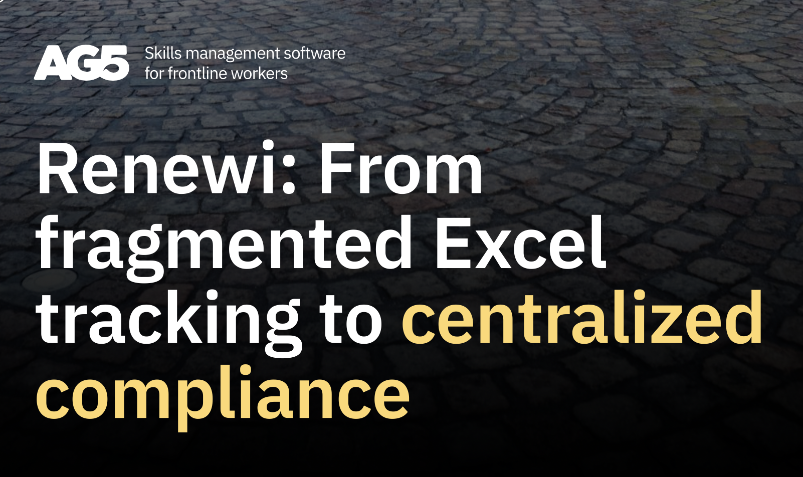Renewi: From Fragmented Excel Tracking to Centralized Compliance