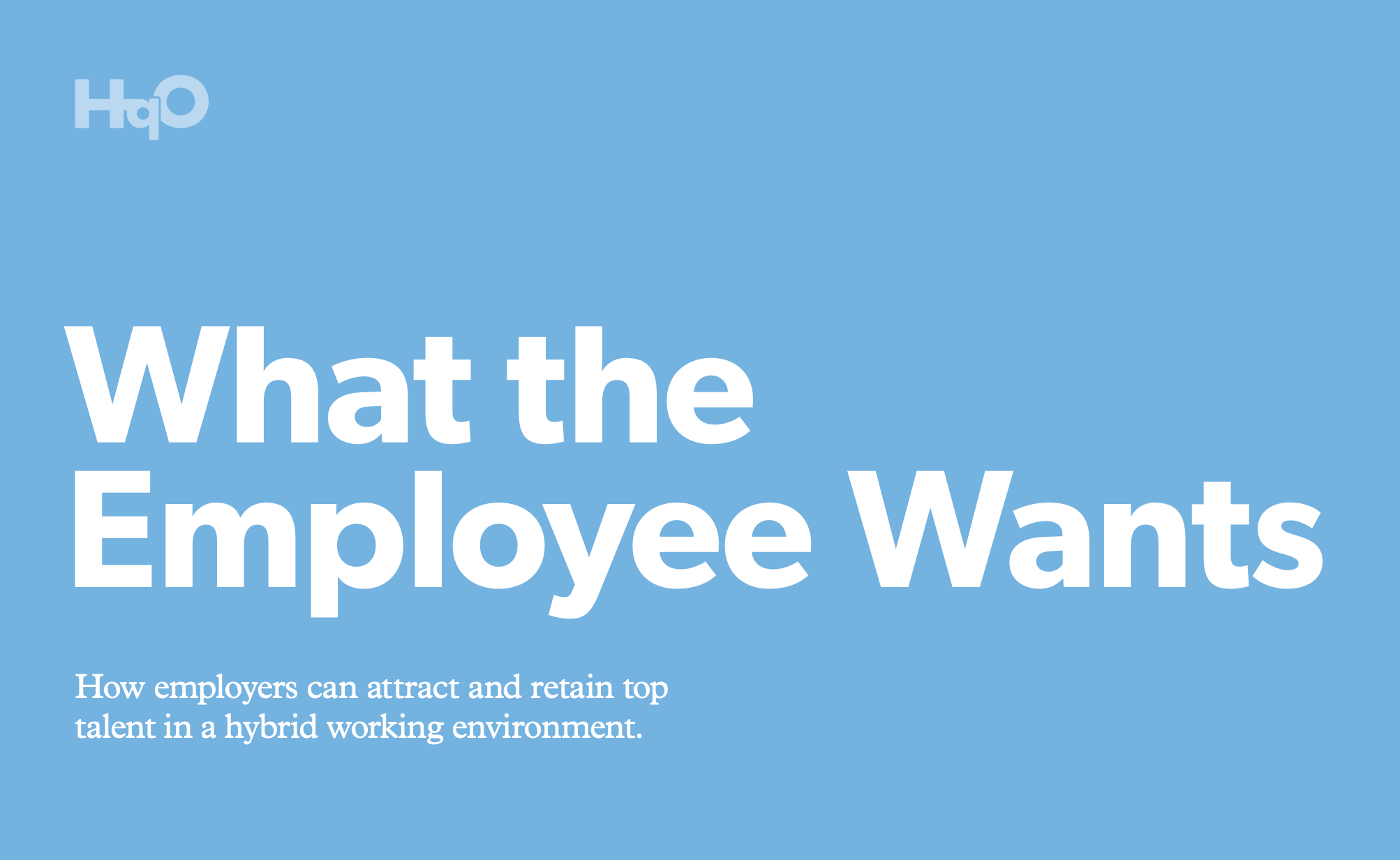 What the Employee Wants